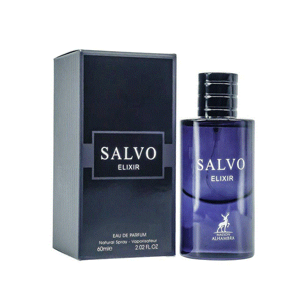 عطر ادکلن مردانه الحمرا مدل سالو الکسیر مشابه دیور ساواج الکسیر Alhambra Salvo Elixir