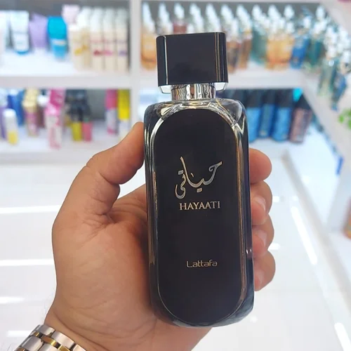 عطر ادکلن حیاتی مشکی شرکت لطافه  Hayaati Lattafa اورجینال  مشابه بوی ادکلن پاکورابان اینوکتوس