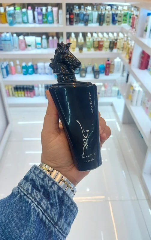 ادکلن عربی ماهر مشکی مردانه اورجینال MAAHIR BLACK EDITION
