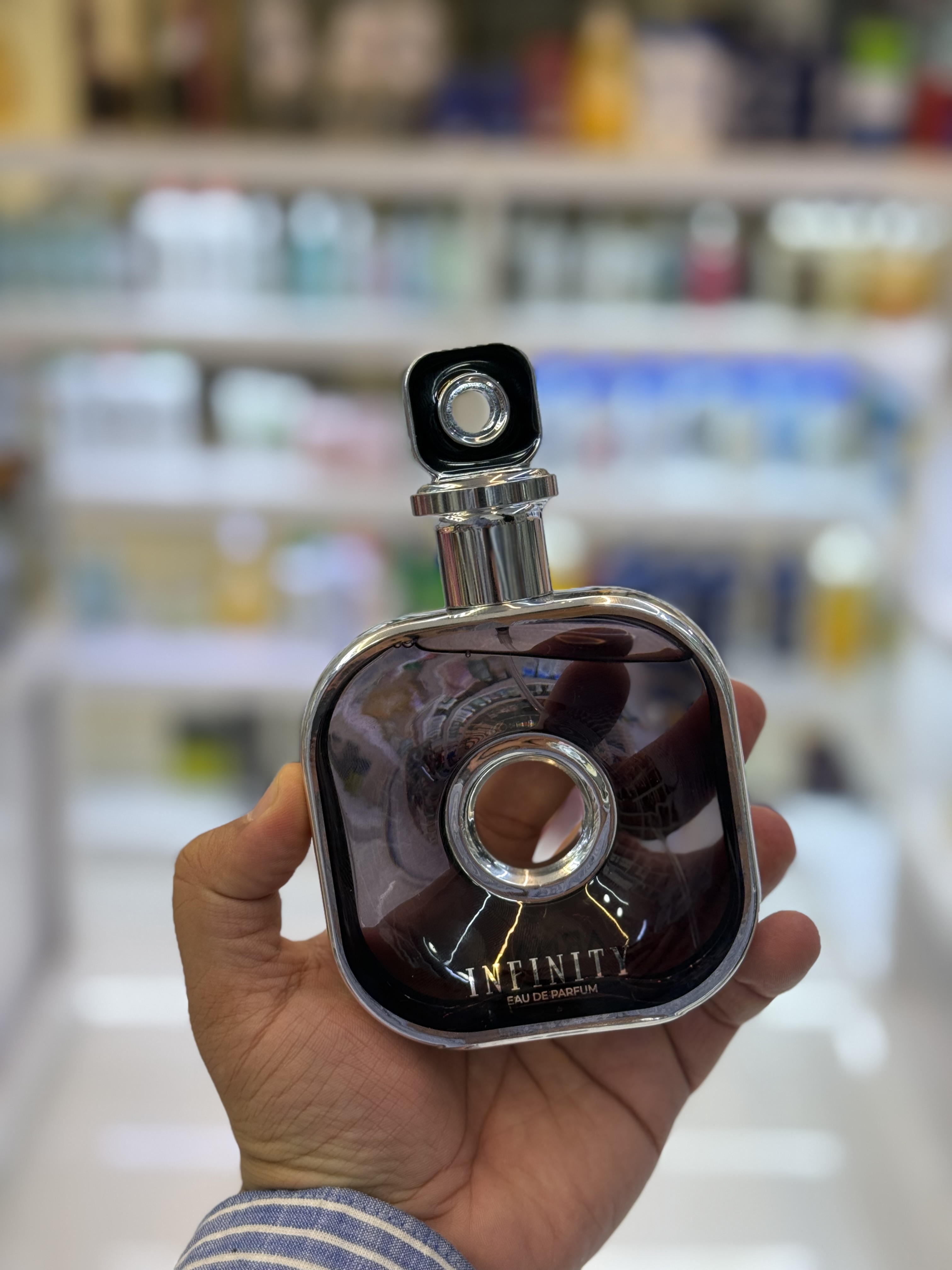 عطر ادکلن آرماف مدل اینفینیتی نقره ای سیلور Armaf Infinity مشابه رایحه ایو سن لورن لهوم اولتایم اورجینال مردانه